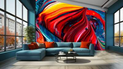 Art of acrylic color abstract background Wall mural