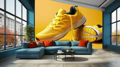 pair of sneakers Wall mural