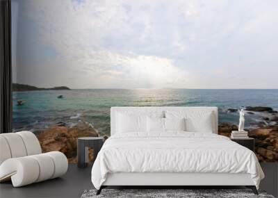 sea and rocks Wall mural