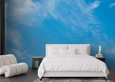 Blue sky nature background. Wall mural