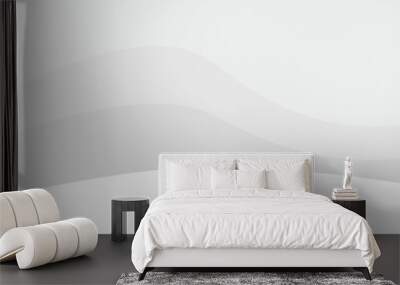 Minimalist abstract white background. Wall mural