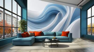 abstract blue background Wall mural