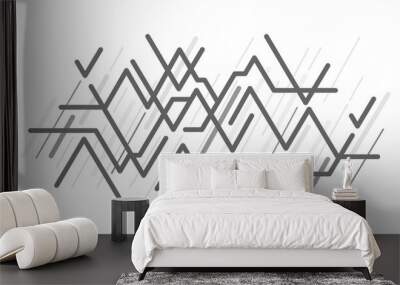 Triangle Geometric Abstract Graphic Background Wall mural