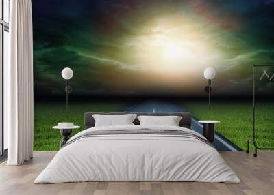 sunny way Wall mural