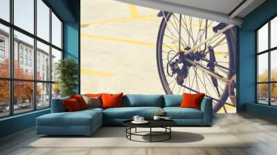 bicycle wheel Wall mural