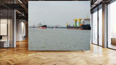 Container Cargo ship Wall mural