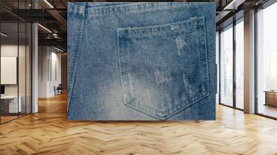 Jeans pocket Wall mural