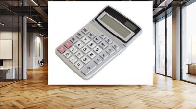 calculator isolated on white Wall mural