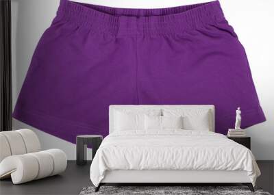 sports shorts . isolated on a white background Wall mural