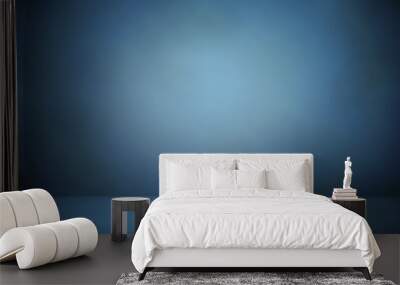 blur abstract soft  blue background Wall mural