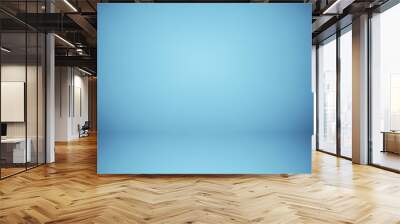 blur abstract soft  blue background Wall mural