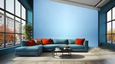 blur abstract soft  blue background Wall mural