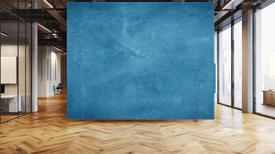 dark and blue concreate and cement wall to present product and background Wall mural