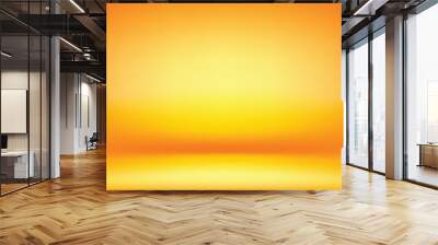 orange and yellow studio room  background Wall mural