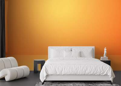 orange studio and showroom for present products Wall mural