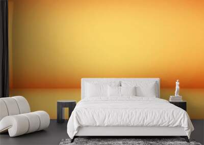 yellow and orange gradient wall banner, blank studio room background for present product Wall mural