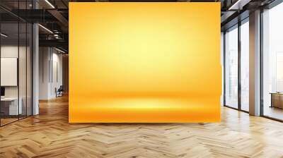 yellow and orange studio background Wall mural