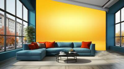 yellow background, abstract gradient studio and wall texture vector and illustration, can be used presented your product Wall mural