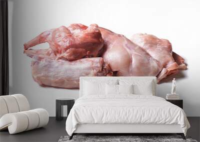 raw fresh rabbit meat Wall mural