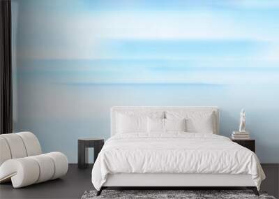 abstract blue blurred canvas background Wall mural