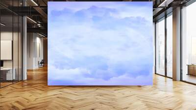 abstract sky background, blue sky with clouds, beautiful nature ozone background Wall mural