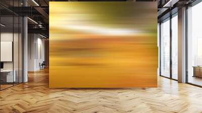 abstract warm yellow background motion blur Wall mural