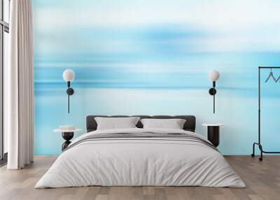 blue blurred background motion gradient light abstract motion glow Wall mural