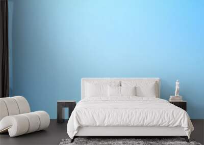 blue light gradient / background smooth blue blurred abstract Wall mural