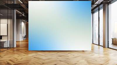 blue light gradient / background smooth blue blurred abstract Wall mural