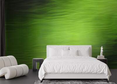 green abstract background blur motion Wall mural