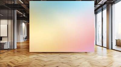 pastel warm smooth gradient background abstract. Generative AI Wall mural