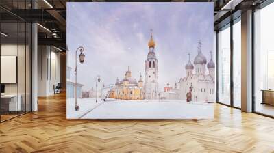 Winter orthodox kremlin Wall mural