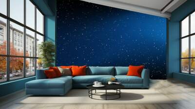 Astrology horizontal star universe background. The night with nebula in the cosmos. Milky way galaxy in the infinity space. Starry night with shiny stars in the gradient sky. Vector illustration. Wall mural