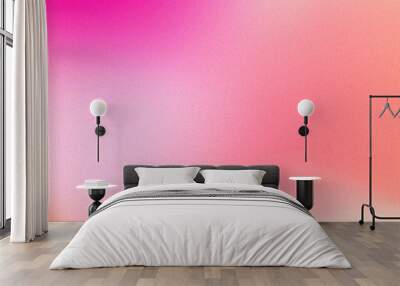 Grainy background pink warm gradient. Wall mural