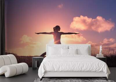 Body health and balance.  Wall mural