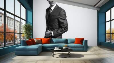 Man in suit Wall mural