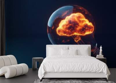 Cloud Computing Idea Wall mural