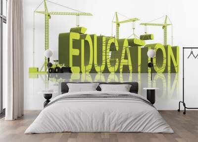 building education Wall mural