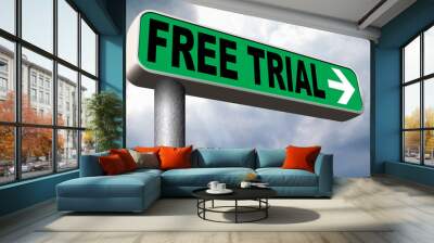 free trial sample Wall mural