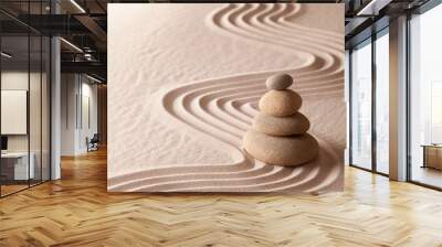 zen meditation garden Wall mural