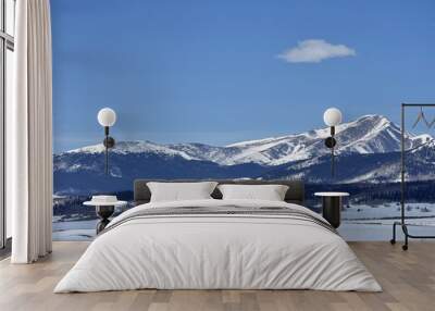 Snowy Colorado Rocky Mountains Wall mural