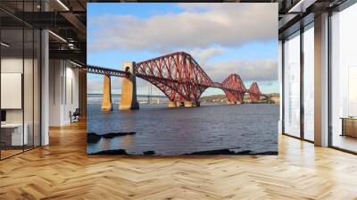 The Forth bridge in Scotland Wall mural