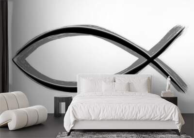 Fish Symbol Wall mural