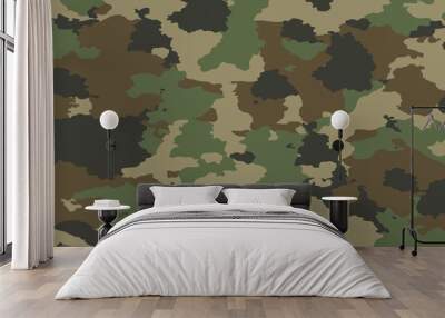 texture military camouflage repeats seamless army green hunting print Wall mural