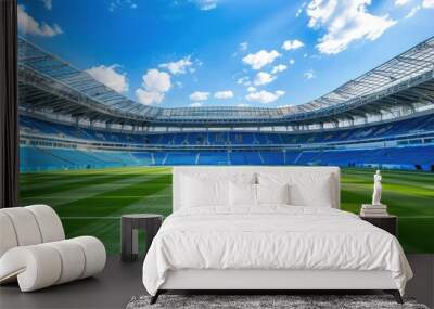 football stadium background  Wall mural