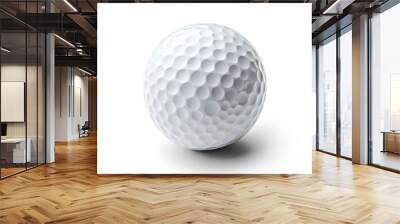 Golf Ball isolated on transparency background PNG Wall mural