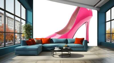 high-heels shoes isolate on transparency background PNG Wall mural