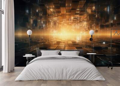 abstract light background Wall mural