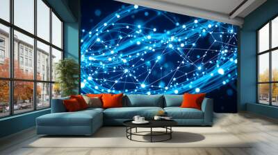 Business, Technology, Internet and network concept. Automation Software Technology Process System isolated with white highlights, png Wall mural