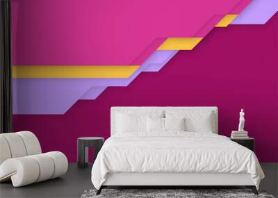 Backgrounds with abstract colorful geometric pattern Wall mural